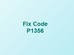 Fix Code P1356 Obd2 Error